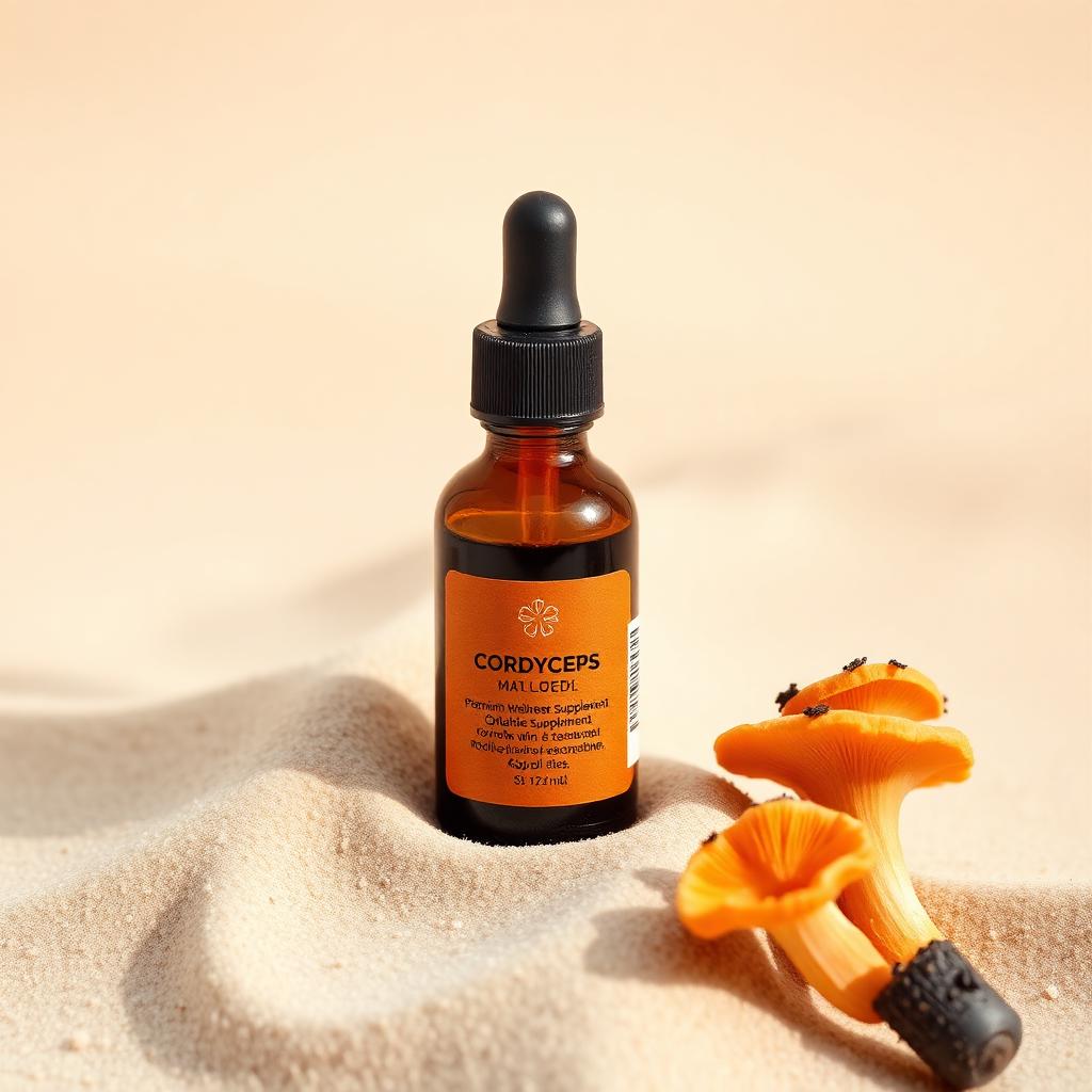 Cordyceps tincture bottle 30 ml